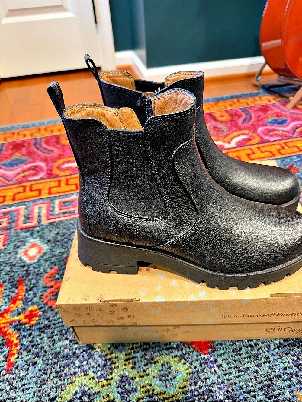 EuroSoft Lulu Ankle Boot Boots in Black